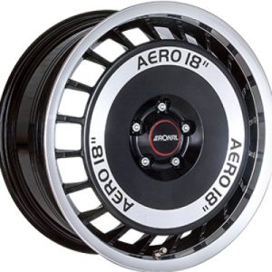 RONAL R50 AERO Fényes fekete Polírozott 7,5X16 5 X112 ET50 76