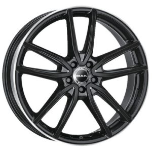 MAK Evo Gloss Black Ring Mirror 9X20 5 X112 ET50 66,6