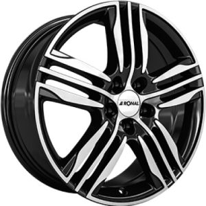 RONAL R57 Fényes fekete Polírozott 7,5X18 5 X112 ET35 76