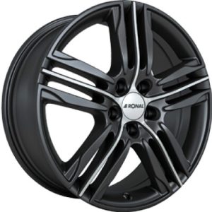 RONAL R57 Tompa fekete Polírozott 7,5X18 5 X120 ET42 82