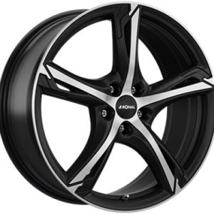 RONAL R62 Tompa fekete Polírozott 7,5X18 5 X120 ET52 65,1