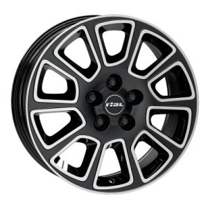 RIAL TRANSPORTER 2 Fényes fekete Polírozott 7,5X18 6 X139,7 ET47 93,1