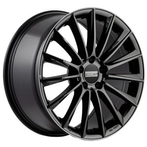 Fondmetal AIDON (FMI04) Fényes fekete Machined LIP 8X18 5 X112 ET38 66,5