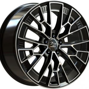 Fondmetal 1972 (8300) Fényes fekete Machined 9X20 5 X112 ET21 66,5