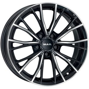 MAK MARK Fényes fekete Polírozott 8X20 5 X112 ET46 66,6