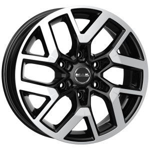 MAK GRAVEL Fényes fekete Polírozott 8X18 6 X139,7 ET53 92,3