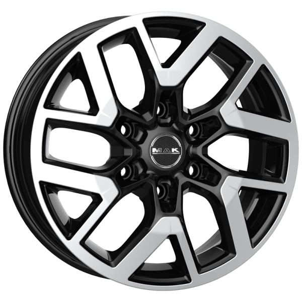 MAK GRAVEL Fényes fekete Polírozott 8X18 6 X139,7 ET30 100,1