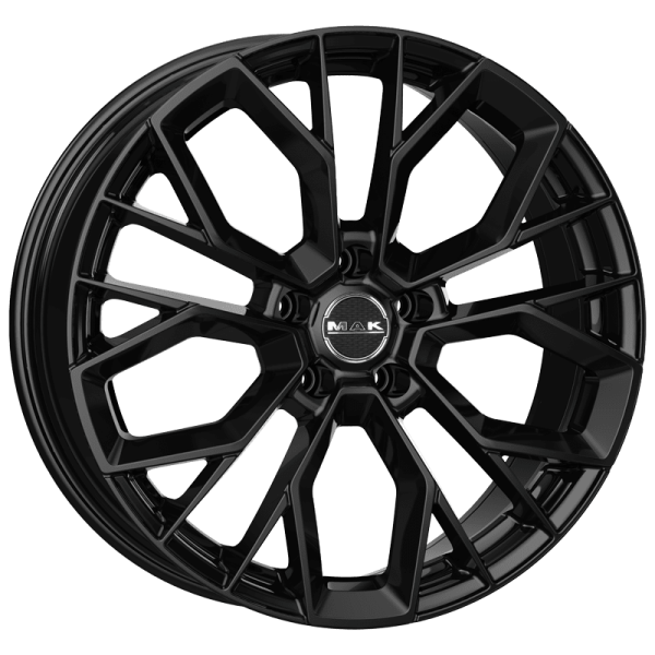 MAK STILO Fényes fekete 7,5X18 5 X110 ET38 65,1