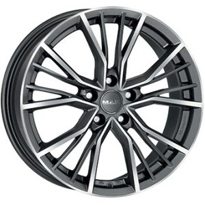MAK UNION Gunmetal Polírozott 7X17 5 X100 ET48 57,1