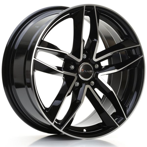 Avus AF16 Fekete polír 7,5X17 5 X112 ET29 66,6