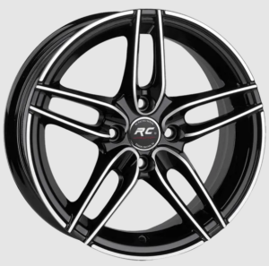 RC Racing Könnyűfém Fekete polír 6X14 4 X100 ET35 67,1