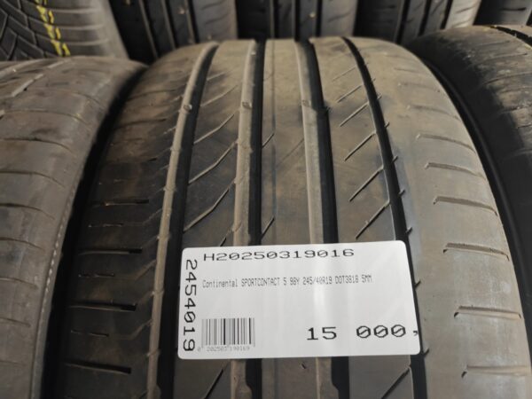 Continental SportContact 5 245/40R19 98 Y Személyautó | Nyári   DOT3818