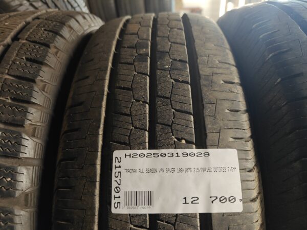 Tracmax ALL SEASON VAN SAVER 215/70R15C 109/107 S Kisáruszállító | 4 évszak   DOT3723