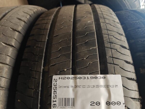 Continental VAN CONTACT ECO 235/65R16C 115/113 R Kisáruszállító | Nyári   DOT4119