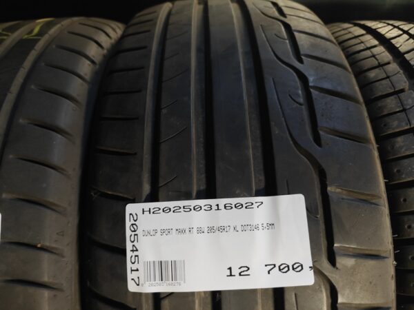 Dunlop Sport Maxx RT 205/45R17 88 W XL DSST (RSC DEFEKTTŰRŐ) Személyautó | Nyári   DOT3146