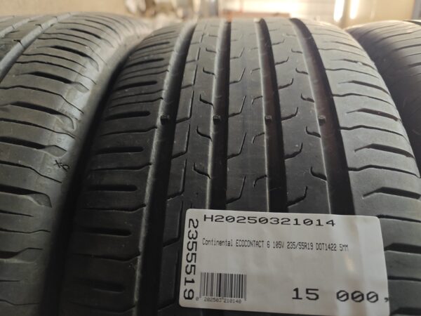 Continental ECOCONTACT 6 235/55R19 105 V Személyautó | Nyári   DOT1422